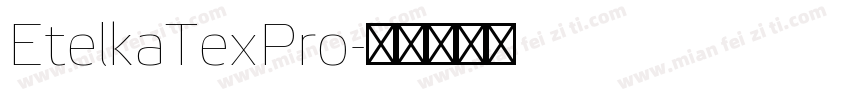 EtelkaTexPro字体转换