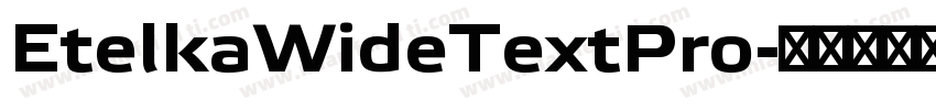 EtelkaWideTextPro字体转换