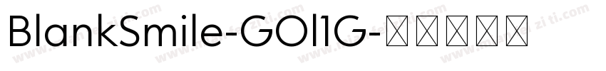 BlankSmile-GOl1G字体转换