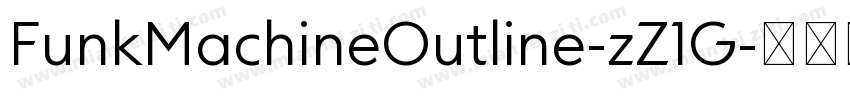 FunkMachineOutline-zZ1G字体转换