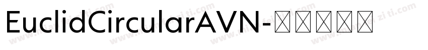 EuclidCircularAVN字体转换