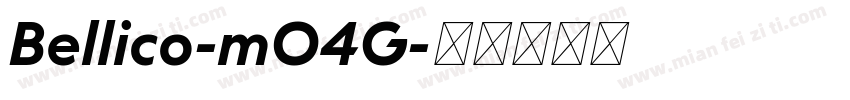 Bellico-mO4G字体转换