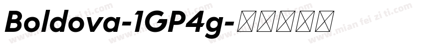 Boldova-1GP4g字体转换