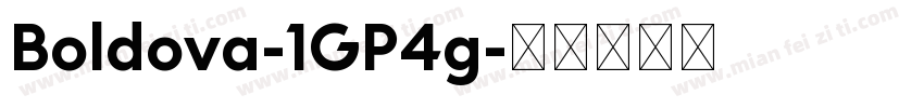 Boldova-1GP4g字体转换