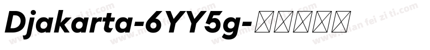 Djakarta-6YY5g字体转换