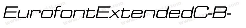 EurofontExtendedC-B字体转换