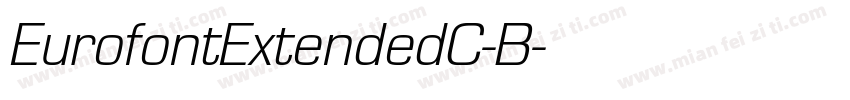 EurofontExtendedC-B字体转换