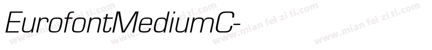 EurofontMediumC字体转换