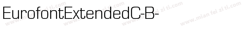 EurofontExtendedC-B字体转换