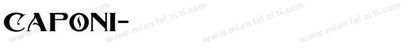 Caponi字体转换