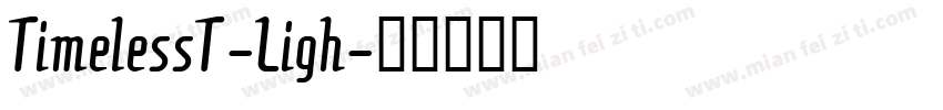 TimelessT-Ligh字体转换