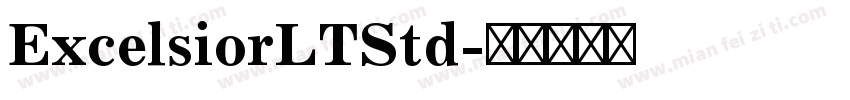 ExcelsiorLTStd字体转换