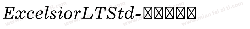 ExcelsiorLTStd字体转换