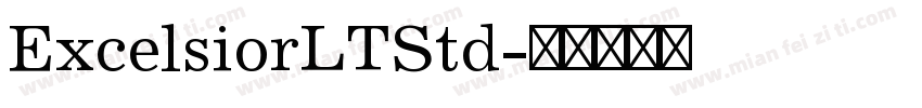 ExcelsiorLTStd字体转换