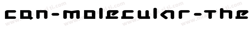 CQN-Molecular-ThermoBold-Regular字体转换
