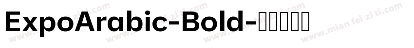 ExpoArabic-Bold字体转换