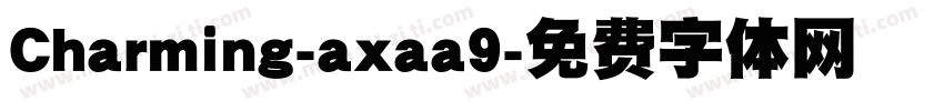 Charming-axaa9字体转换