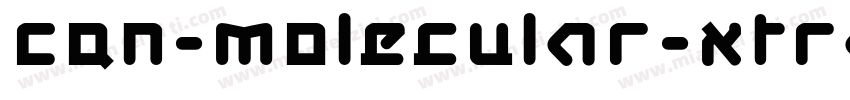 CQN-Molecular-Xtra-Regular字体转换