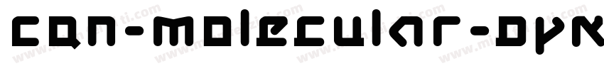 CQN-Molecular-Dynamo字体转换