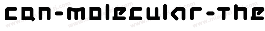 CQN-Molecular-ThermoBold-Regular字体转换