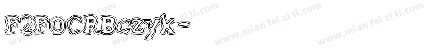 F2FOCRBczyk字体转换
