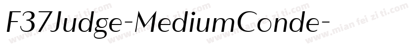 F37Judge-MediumConde字体转换