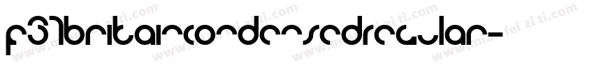 F37BritainCondensedRegular字体转换