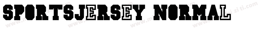 SportsJersey-Normal字体转换