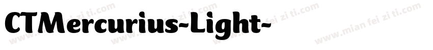 CTMercurius-Light字体转换