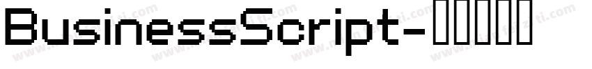 BusinessScript字体转换