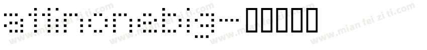 a11inonebig字体转换