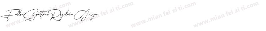 FallenSpartansRegular-G1wy字体转换