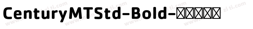 CenturyMTStd-Bold字体转换
