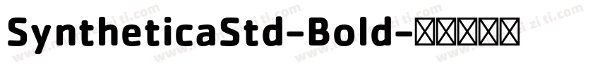 SyntheticaStd-Bold字体转换