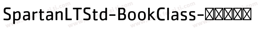 SpartanLTStd-BookClass字体转换
