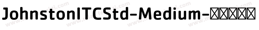 JohnstonITCStd-Medium字体转换