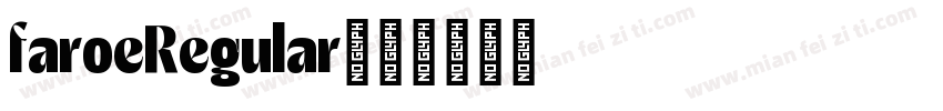 faroeRegular字体转换