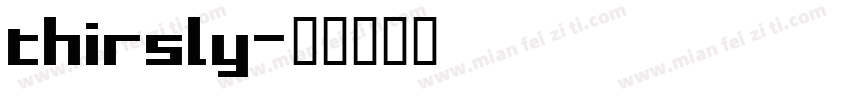 thirsly字体转换