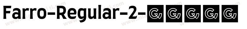 Farro-Regular-2字体转换