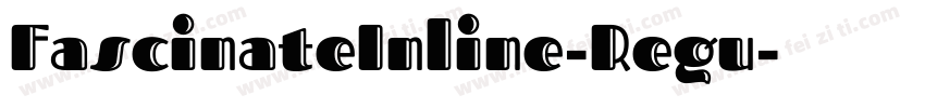 FascinateInline-Regu字体转换