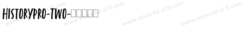 HistoryPro-Two字体转换
