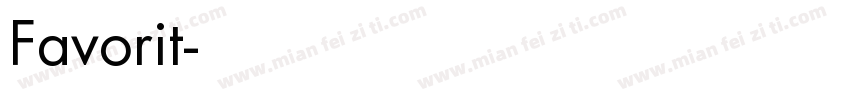 Favorit字体转换