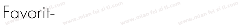Favorit字体转换