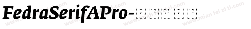 FedraSerifAPro字体转换