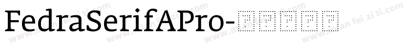FedraSerifAPro字体转换