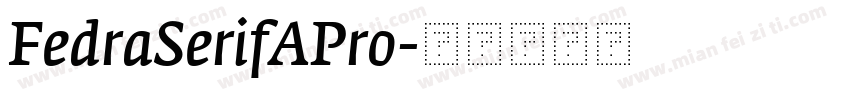 FedraSerifAPro字体转换