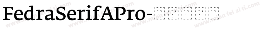 FedraSerifAPro字体转换