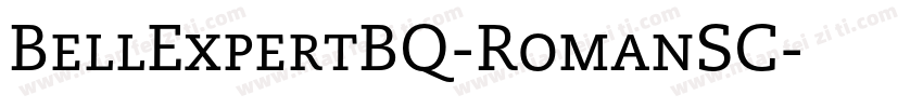 BellExpertBQ-RomanSC字体转换