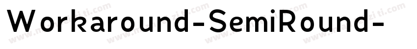 Workaround-SemiRound字体转换