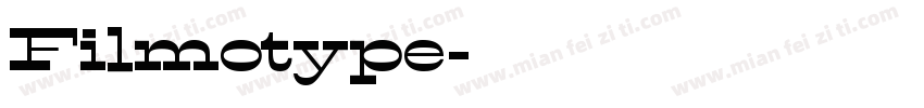 Filmotype字体转换